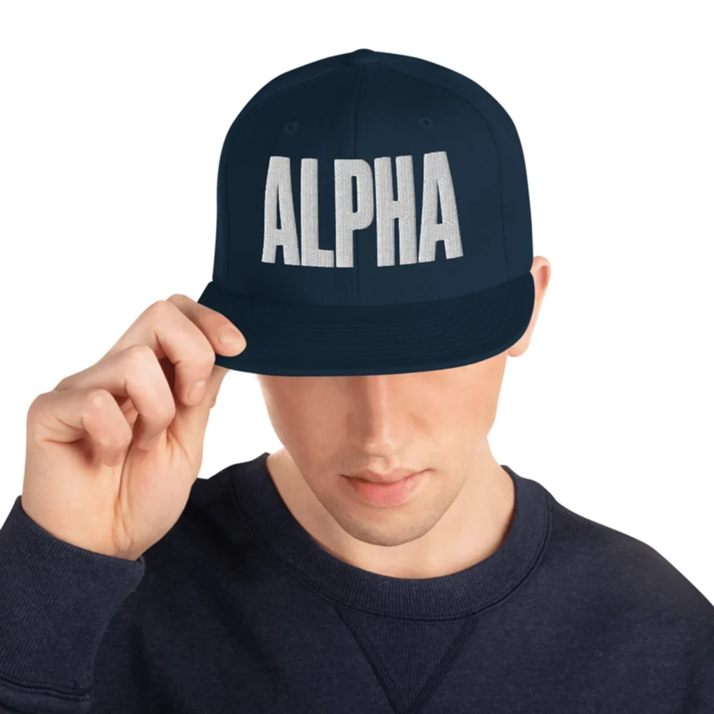 Alpha 3D Embroidered Snapback