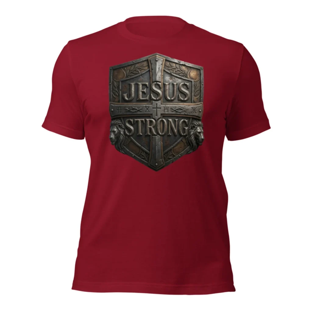 Jesus Strong Shield of Faith Tee
