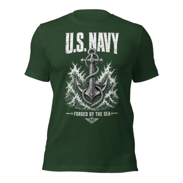 Navy Forged by the Sea Tee, alternate view 4