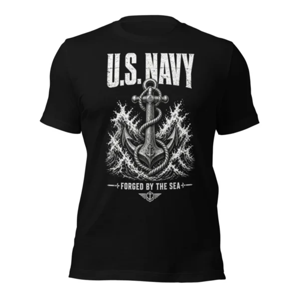 Navy Forged by the Sea Tee