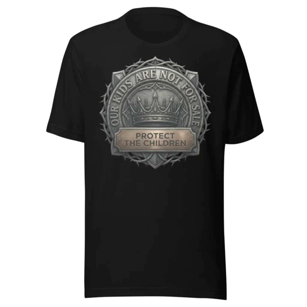 Our Kids Are Not for Sale Crest Tee