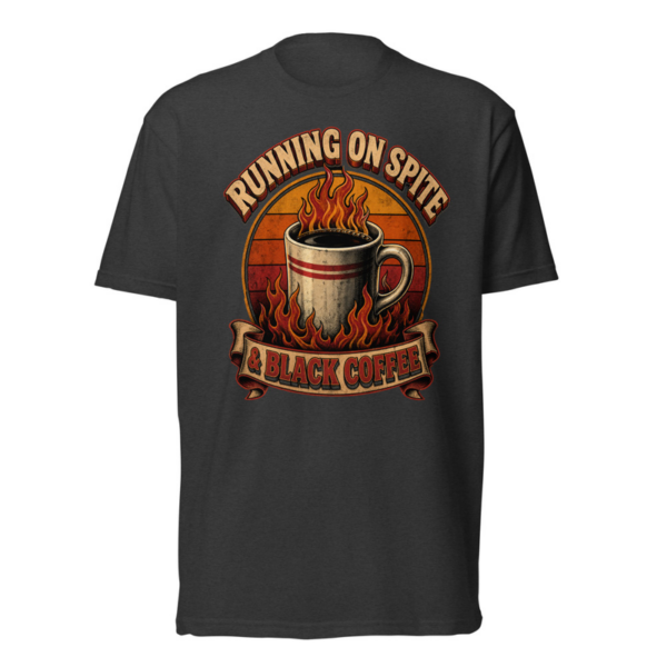 Running On Spite Tee - Charcoal