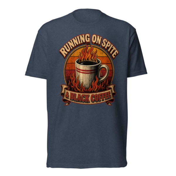 Running On Spite Tee - Midnight Navy
