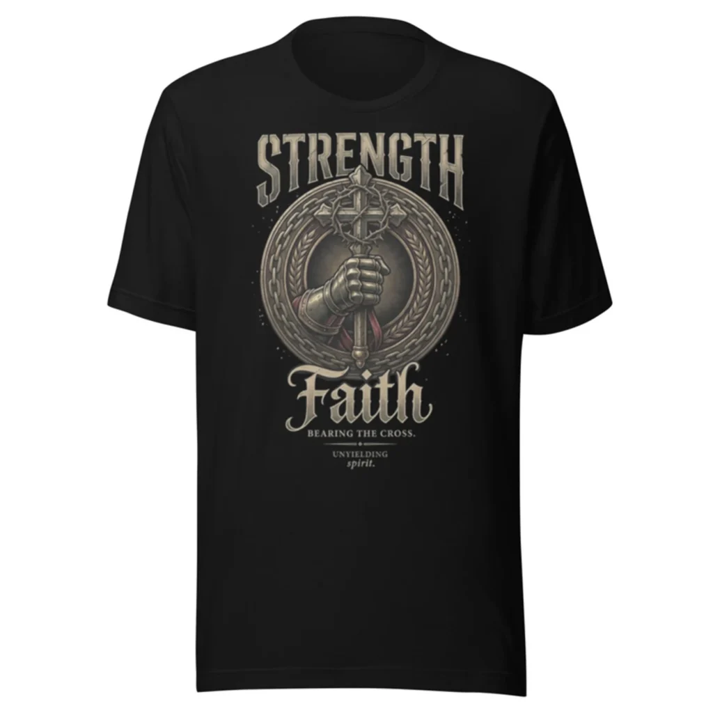 Strength and Faith Knight Tee