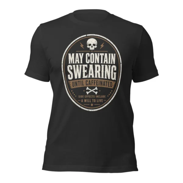 Caffeinated Swearing Tee, alternate view 3