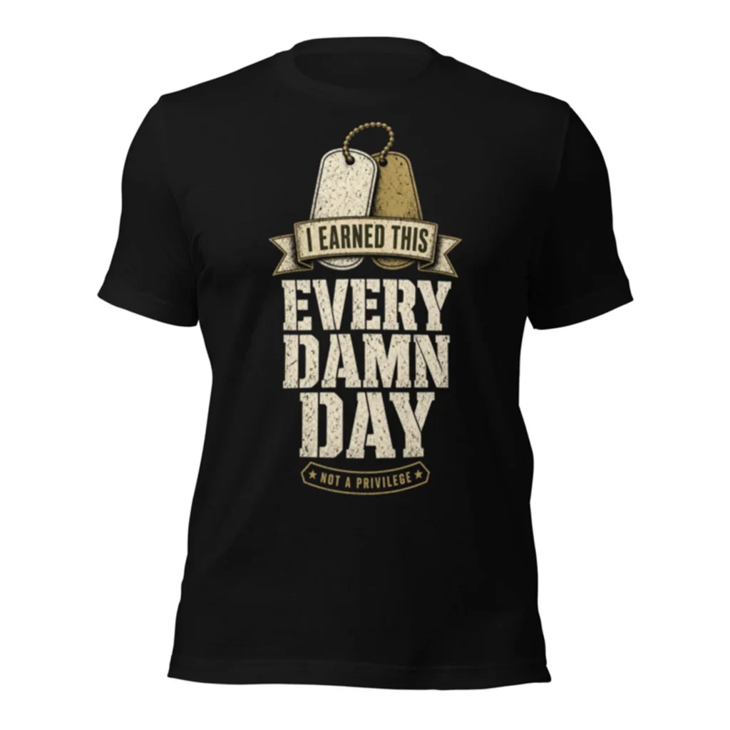 Every Damn Day Dog Tag Tee