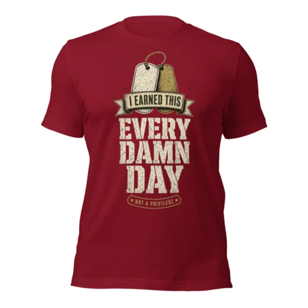 Every Damn Day Dog Tag Tee, alternate view 2