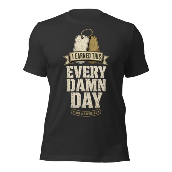 Every Damn Day Dog Tag Tee, alternate view 3