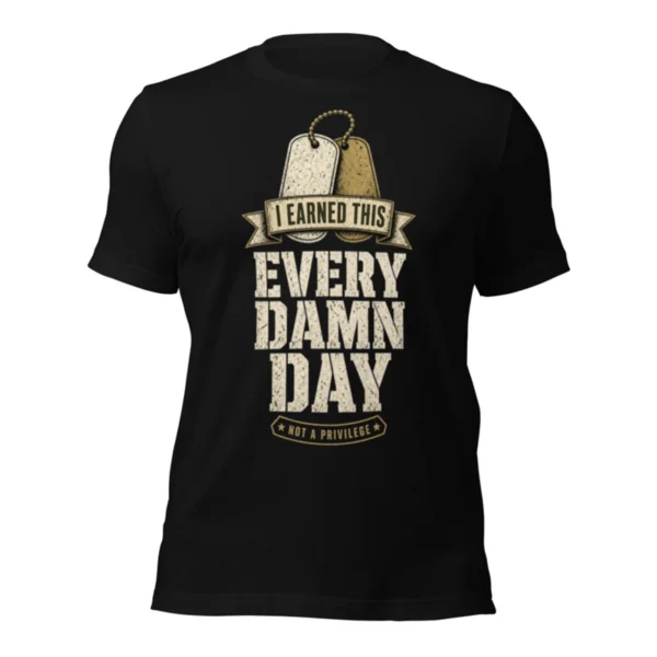 Every Damn Day Dog Tag Tee