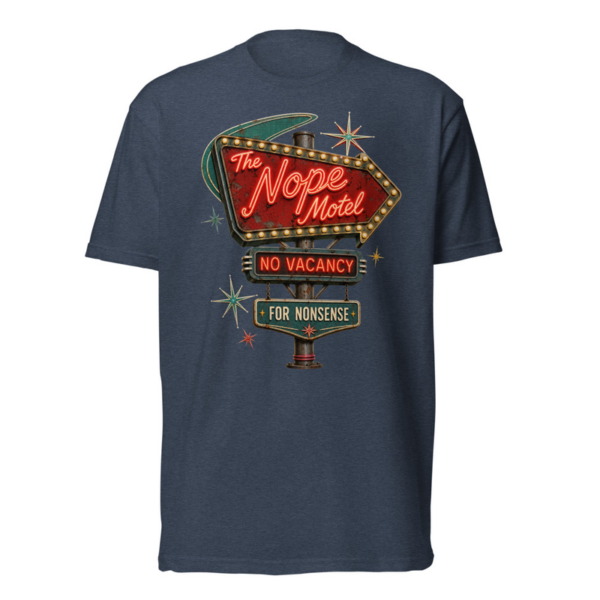 The NOPE Motel Tee - Midnight Navy