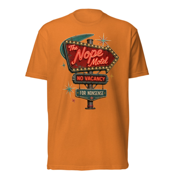 The NOPE Motel Tee - Orange