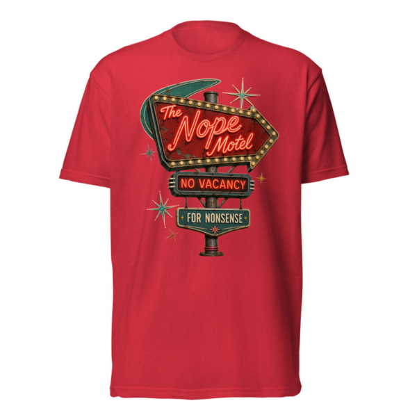 The NOPE Motel Tee - Red