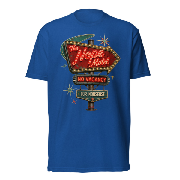 The NOPE Motel Tee - Royal