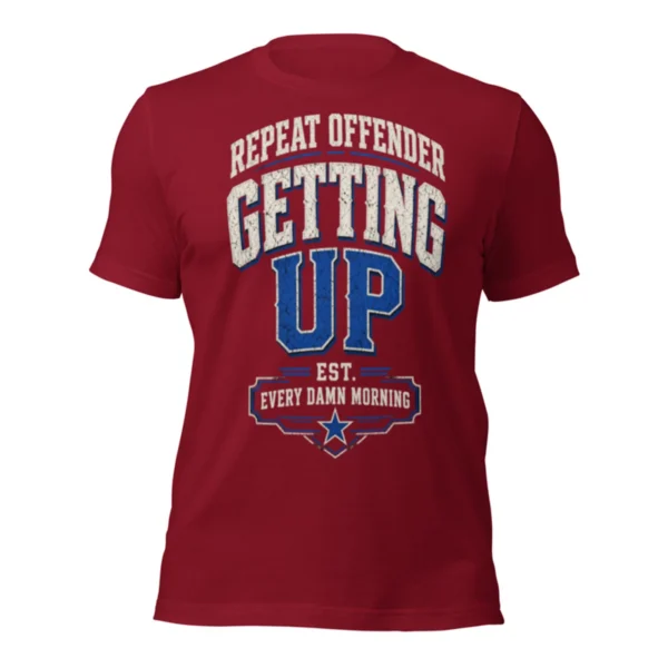 Repeat Offender Varsity Tee, alternate view 2